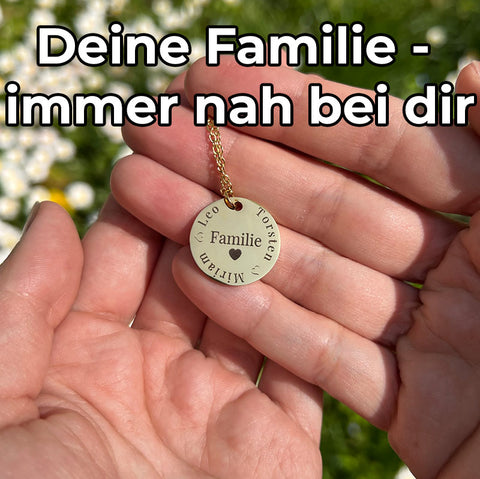 MEINE FAMILIE - GRAVURSCHMUCK