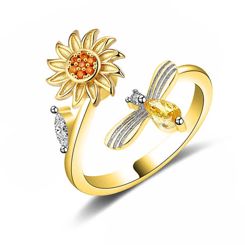 HAPPY BEE - FIDGET RING